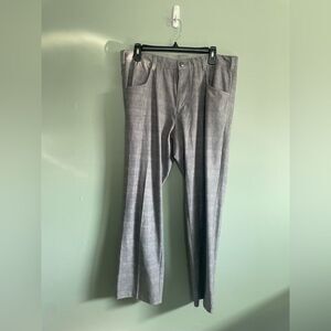 Adidas Mens Golf Performance Stretch Pants Heathered Gray 34 x 30